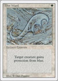 Blue Ward - Revised Edition - Magic: The Gathering card