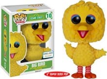 Big Bird (Flocked) Super Sized 6" - Pop! Vinyl - Funko card