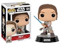 Star Wars: Rey (with Lightsaber) (Bobble-Head) - Pop! Vinyl - Funko card