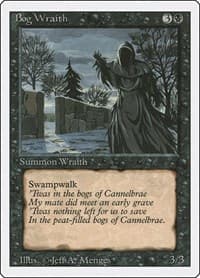 Bog Wraith - Revised Edition - Magic: The Gathering card