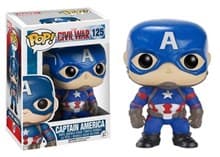 Captain America: Civil War: Captain America (Bobble-Head) - Pop! Vinyl - Funko card