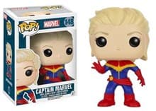 Marvel: Captain Marvel (Bobble-Head) - Pop! Vinyl - Funko card