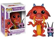 Mulan: Mushu and Cricket - Pop! Vinyl - Funko card