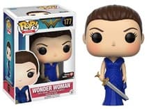 Wonder Woman (2017): Blue Dress Wonder Woman (Gamestop Exclusive) - Pop! Vinyl - Funko card