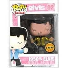 Elvis: 1950's Elvis (Limited Edition Chase) (Metallic Gold) - Pop! Vinyl - Funko card