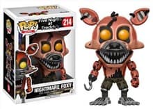 Five Nights at Freddy's: Nightmare Foxy - Pop! Vinyl - Funko card