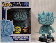 Star Wars: Holographic Darth Maul (Bobble-Head) (Limited Edition) (Glow in the Dark) (SDCC Exclusive) - Pop! Vinyl - Funko card