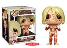 Attack on Titan: Female Titan Super Sized 6" - Pop! Vinyl - Funko card
