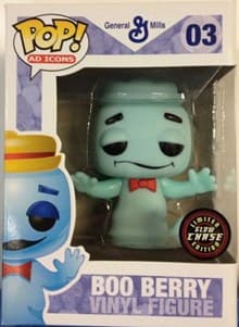 Ad Icons: Boo Berry (Limited Edition Chase) (Glow in the Dark) - Pop! Vinyl - Funko card