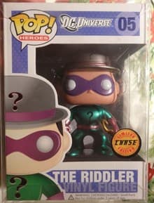 Batman: The Riddler (Metallic) (Limited Edition Chase) - Pop! Vinyl - Funko card