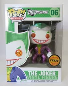 Batman: The Joker (Bobble-Head) (Metallic) (Limited Edition Chase) - Pop! Vinyl - Funko card