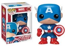 Captain America (Bobble-Head) - Pop! Vinyl - Funko card