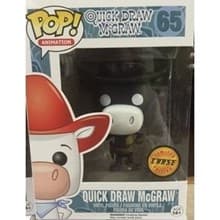 Hanna-Barbera: Quick Draw McGraw (Black) (Limited Edition Chase) - Pop! Vinyl - Funko card