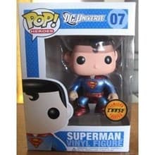 Superman (Bobble-Head) (Metallic) (Limited Edition Chase) - Pop! Vinyl - Funko card