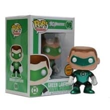 Green Lantern (Bobble-Head) (Metallic) (Limited Edition Chase) - Pop! Vinyl - Funko card
