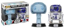 Star Wars: Holographic Princess Leia and R2-D2 2-pack (Bobble-Head) (Limited Edition) (SDCC 2017 Exclusive) - Pop! Vinyl - Funko card