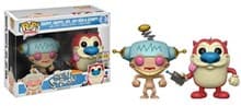Ren and Stimpy: Happy, Happy, Joy, Joy 2-pack (Limited Edition) (SDCC 2017 Exclusive) - Pop! Vinyl - Funko card