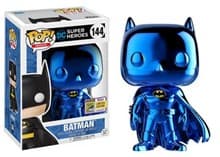 Batman: Blue Chrome Batman (Toy Tokyo) (Metallic) (Limited Edition) (SDCC 2017 Exclusive) - Pop! Vinyl - Funko card