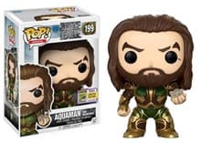 Justice League (2017): Aquaman with Motherbox (Limited Edition) (SDCC 2017 Exclusive) - Pop! Vinyl - Funko card