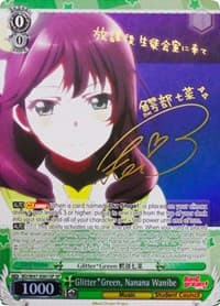 Glitter*Green, Nanana Wanibe (SP) - BanG Dream! - Weiss Schwarz card