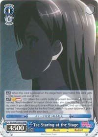 Tae Staring at the Stage (RRR) - BanG Dream! - Weiss Schwarz card