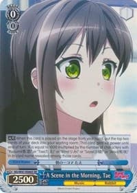 A Scene in the Morning, Tae (SR) - BanG Dream! - Weiss Schwarz card
