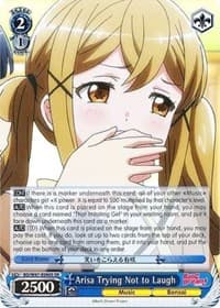 Arisa Trying Not to Laugh (SR) - BanG Dream! - Weiss Schwarz card