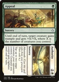 Appeal // Authority - Hour of Devastation - Magic: The Gathering card