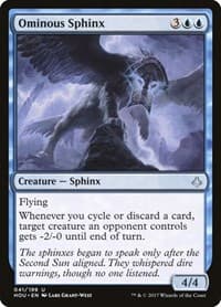 Ominous Sphinx - Hour of Devastation - Magic: The Gathering card