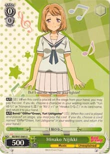 Hinako Nijikki - BanG Dream! - Weiss Schwarz card