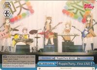 Poppin'Party, First LIVE - BanG Dream! - Weiss Schwarz card