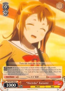"Weirdo" Kasumi - BanG Dream! - Weiss Schwarz card