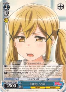 Boggy Arisa - BanG Dream! - Weiss Schwarz card