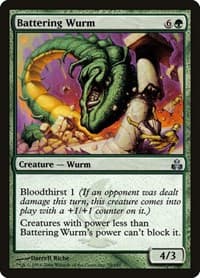 Battering Wurm - Guildpact - Magic: The Gathering card