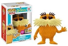Dr. Seuss: Lorax (Flocked) (Limited Edition) (SDCC 2017 Exclusive) - Pop! Vinyl - Funko card