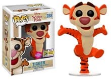 Disney: Winnie the Pooh - Bouncing Tigger (Flocked) (Limited Edition) (SDCC 2017 Exclusive) - Pop! Vinyl - Funko card