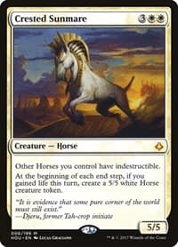 Crested Sunmare - Hour of Devastation - Magic: The Gathering card