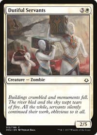 Dutiful Servants - Hour of Devastation - Magic: The Gathering card