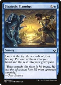 Strategic Planning - Hour of Devastation - Magic: The Gathering card