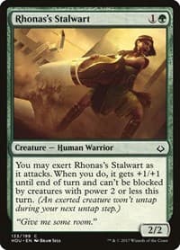 Rhonas's Stalwart - Hour of Devastation - Magic: The Gathering card