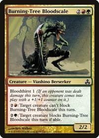 Burning-Tree Bloodscale - Guildpact - Magic: The Gathering card