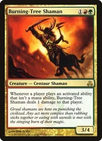 Burning-Tree Shaman - Guildpact - Magic: The Gathering card