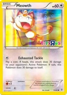 Meowth - 53/83 (Toys R Us Promo) - Miscellaneous Cards & Products - Pokemon card