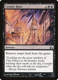 Caustic Rain - Guildpact - Magic: The Gathering card