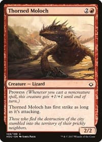 Thorned Moloch - Hour of Devastation - Magic: The Gathering card