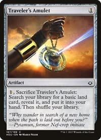 Traveler's Amulet - Hour of Devastation - Magic: The Gathering card