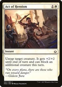Act of Heroism - Hour of Devastation - Magic: The Gathering card