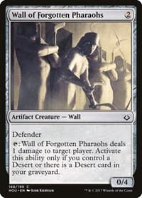 Wall of Forgotten Pharaohs - Hour of Devastation - Magic: The Gathering card