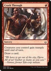 Crash Through - Hour of Devastation - Magic: The Gathering card