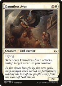 Dauntless Aven - Hour of Devastation - Magic: The Gathering card